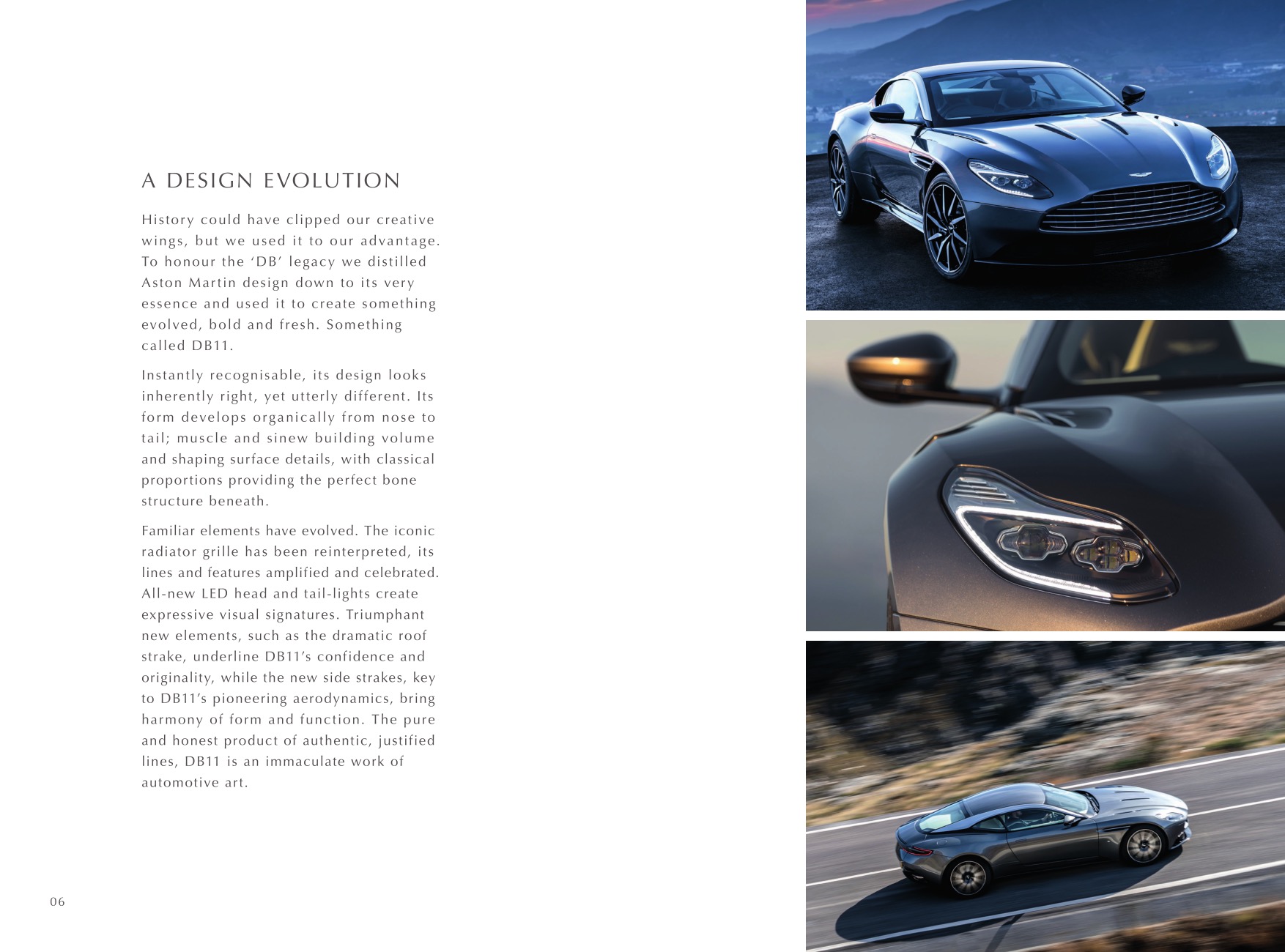2017 Aston Martin DB11 Brochure Page 9